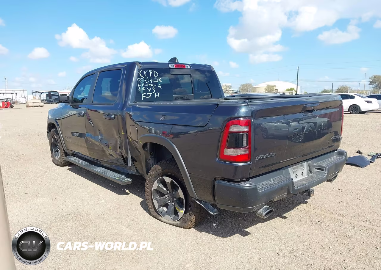 2020 Ram 1500 Rebel 4X4 5'7 Box VIN:1C6SRFLT9LN168886 - 3