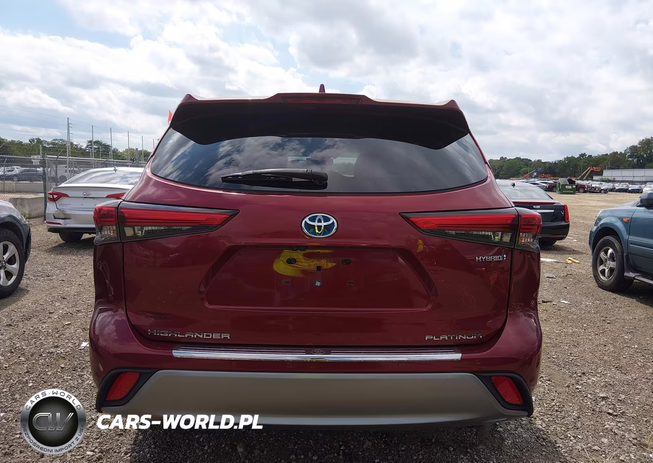 2022 Toyota Highlander Hybrid Platinum VIN:5TDEBRCH6NS085047 - 16