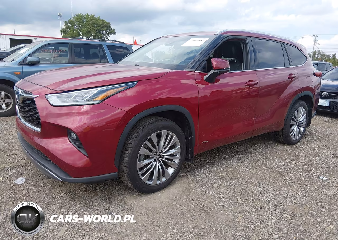 2022 Toyota Highlander Hybrid Platinum VIN:5TDEBRCH6NS085047 - 2