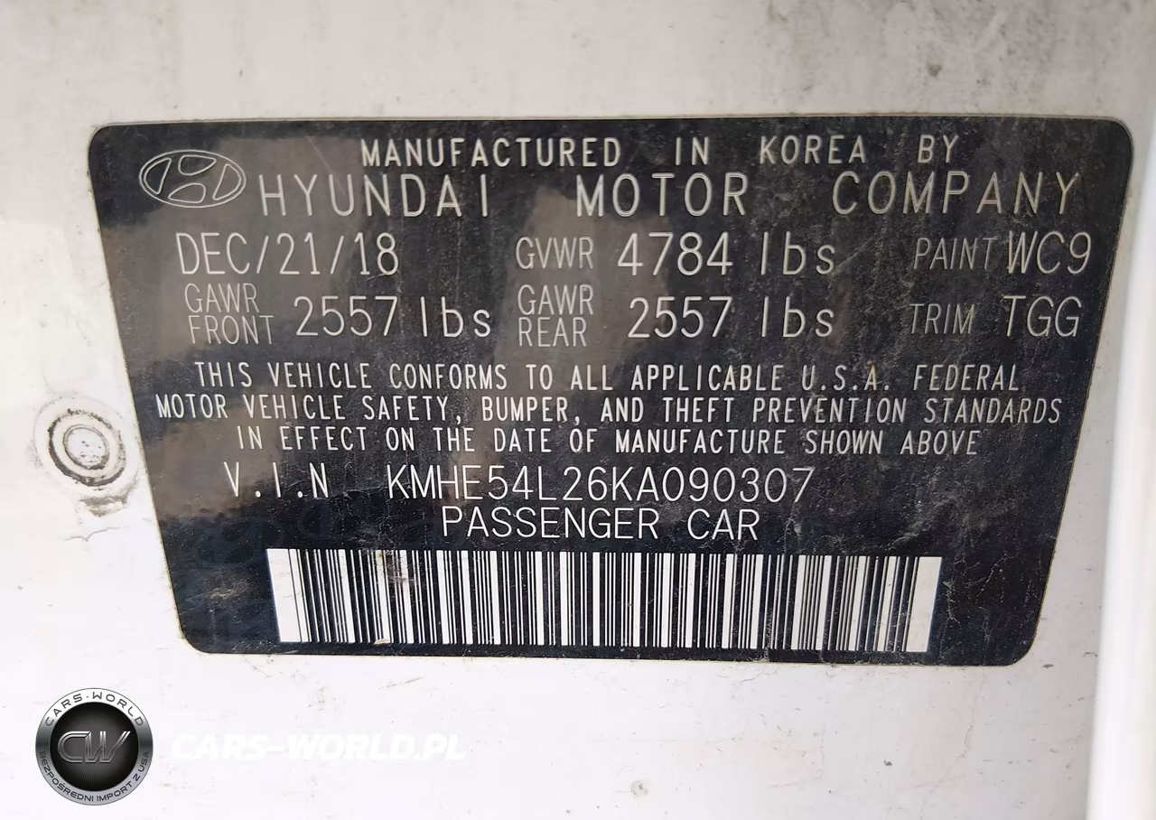 2019 Hyundai Sonata Plug-In Hybrid Limited VIN:KMHE54L26KA090307 - 9