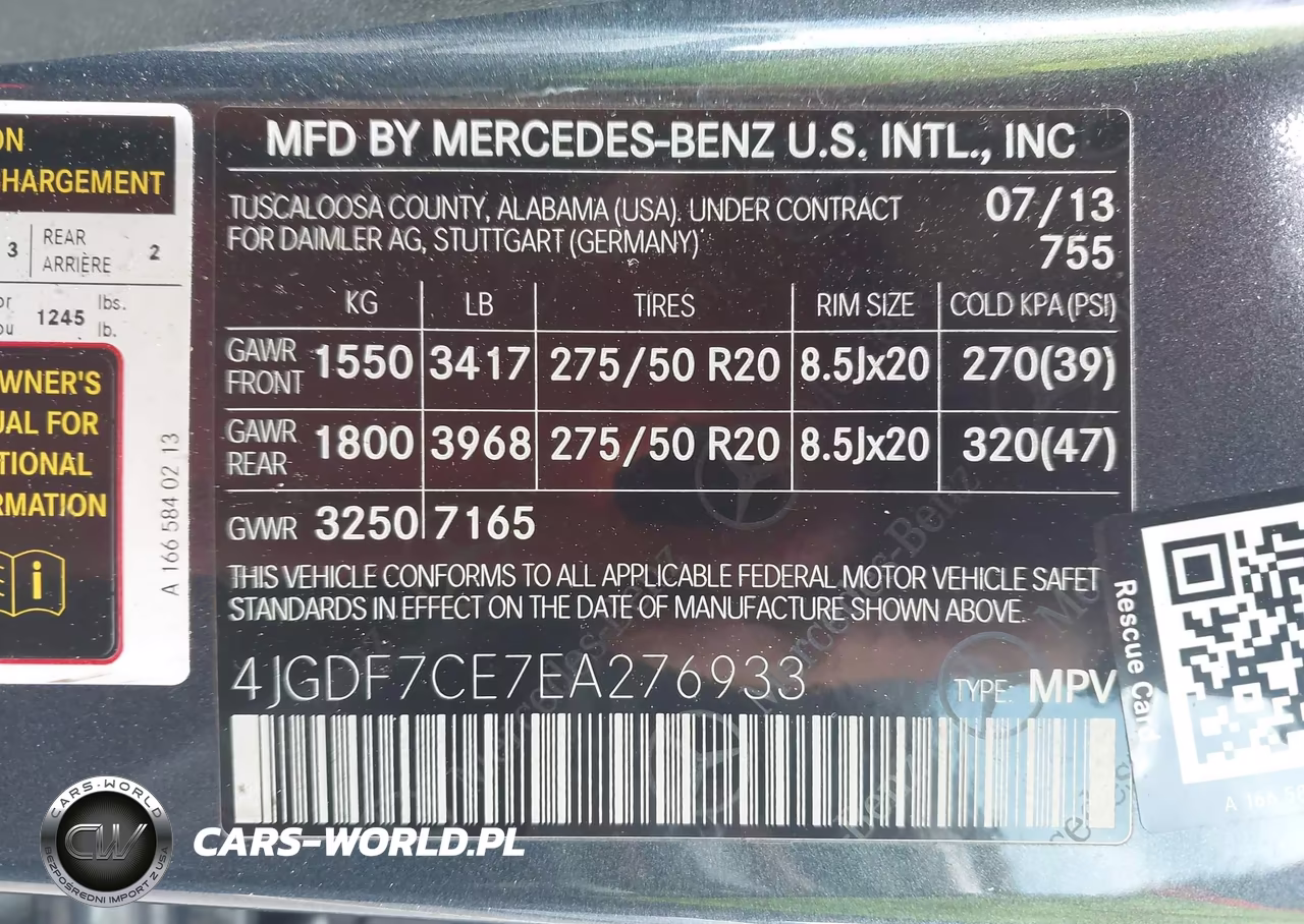 2014 Mercedes-Benz Gl 450 4Matic VIN:4JGDF7CE7EA276933 - 9