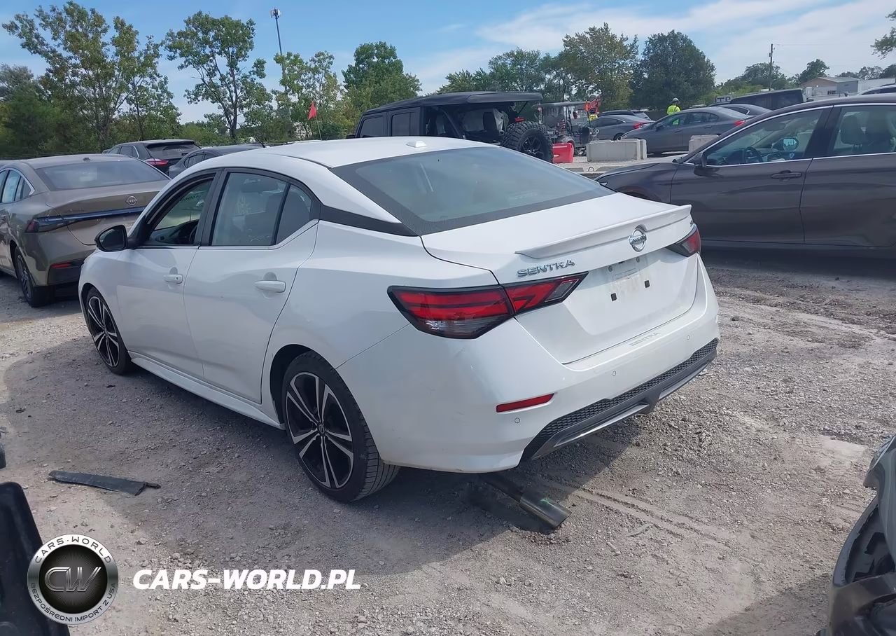 2020 Nissan Sentra Sr Xtronic Cvt VIN:3N1AB8DV8LY231227 - 3