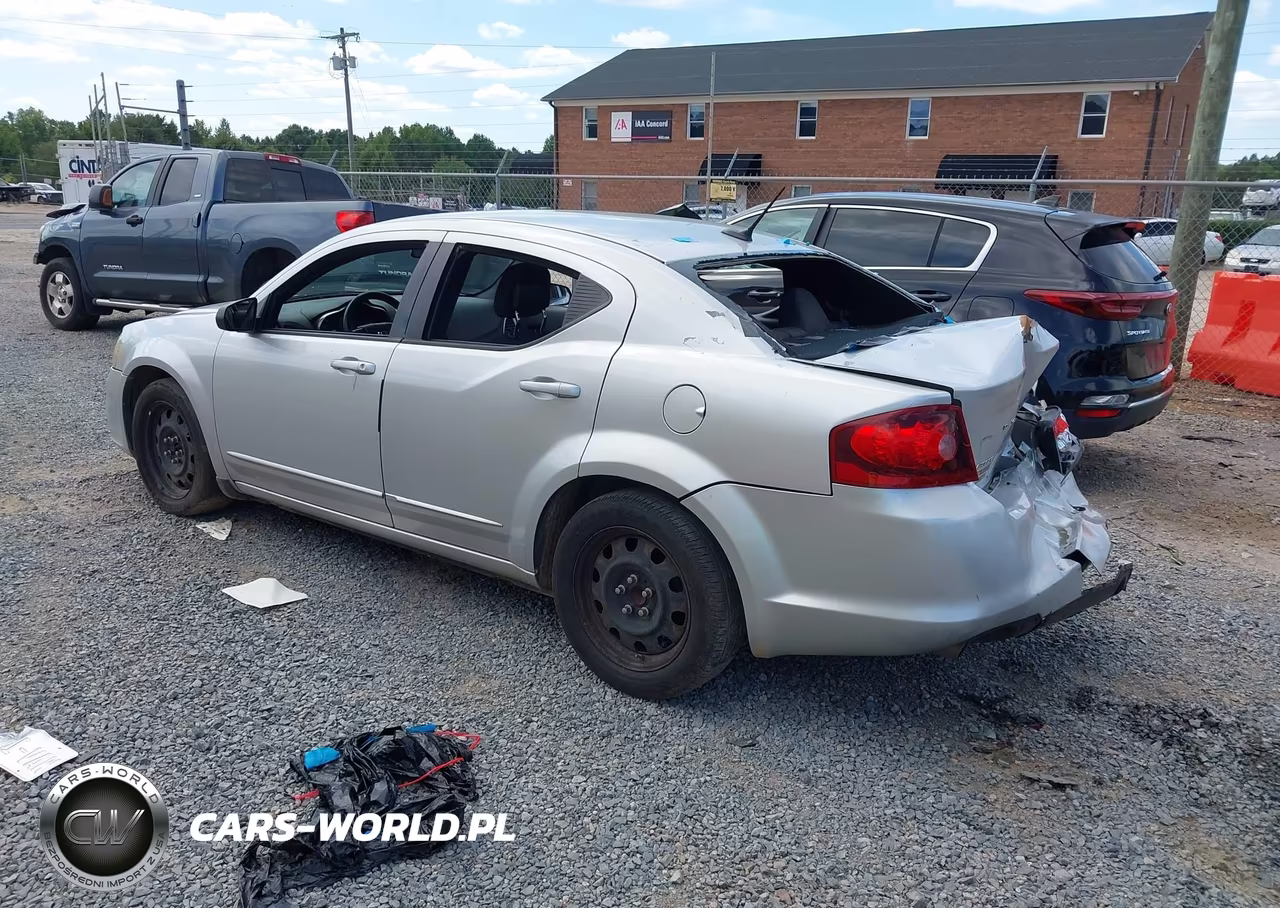 2012 Dodge Avenger Se VIN:1C3CDZAG3CN264326 - 3