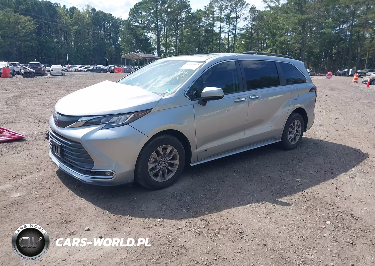 2021 Toyota Sienna Xle VIN:5TDYRKEC4MS008242 - 2