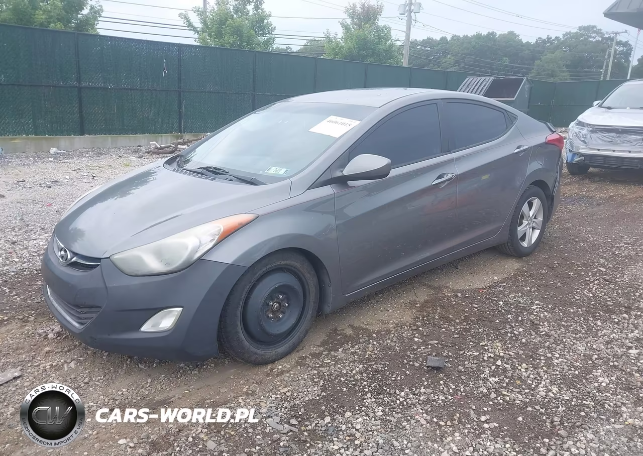 2013 Hyundai Elantra Gls VIN:5NPDH4AE3DH208314 - 2