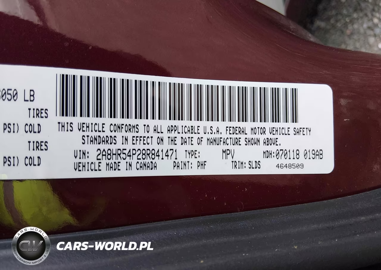 2008 Chrysler Town & Country Touring VIN:2A8HR54P28R841471 - 9