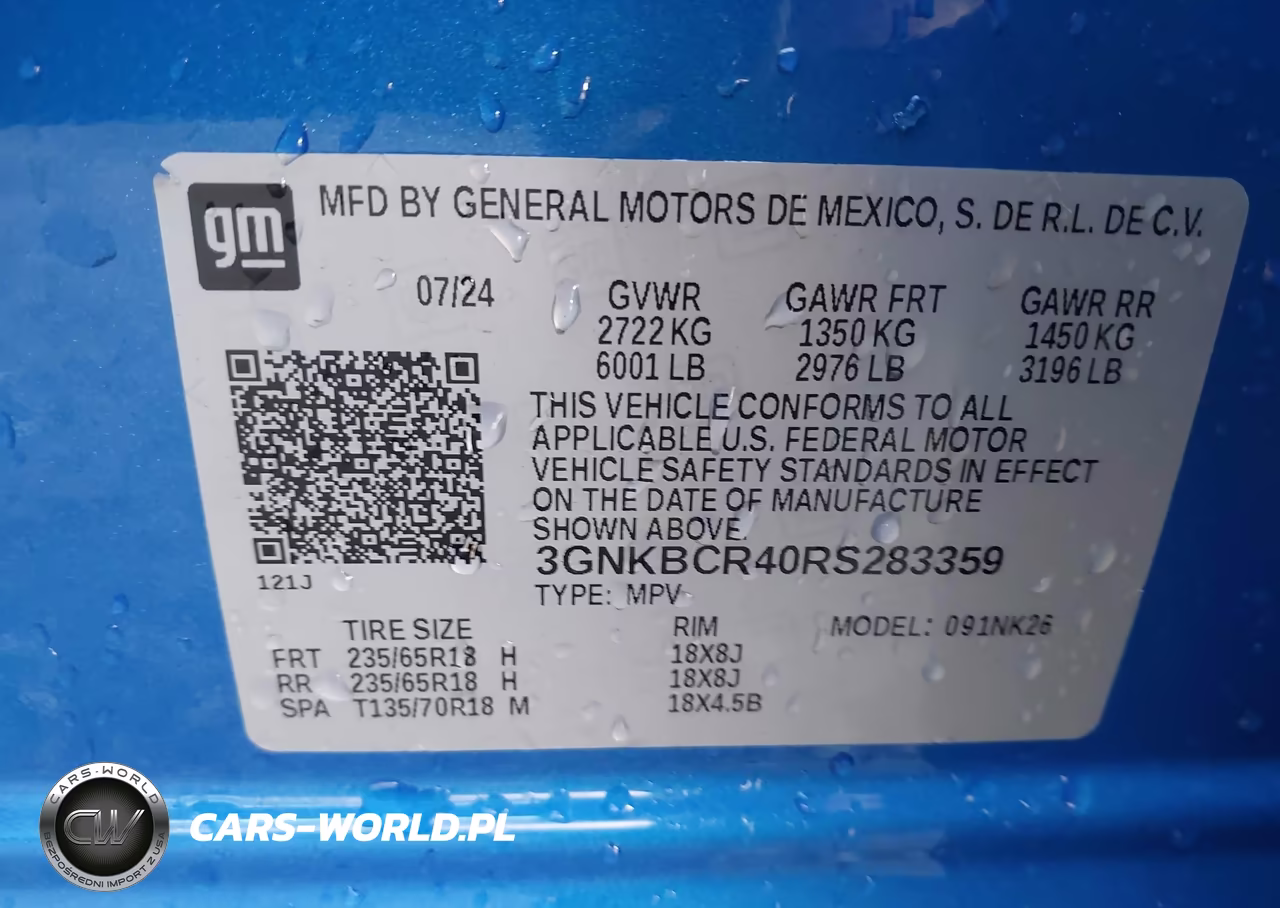 2024 Chevrolet Blazer Fwd 2Lt VIN:3GNKBCR40RS283359 - 9