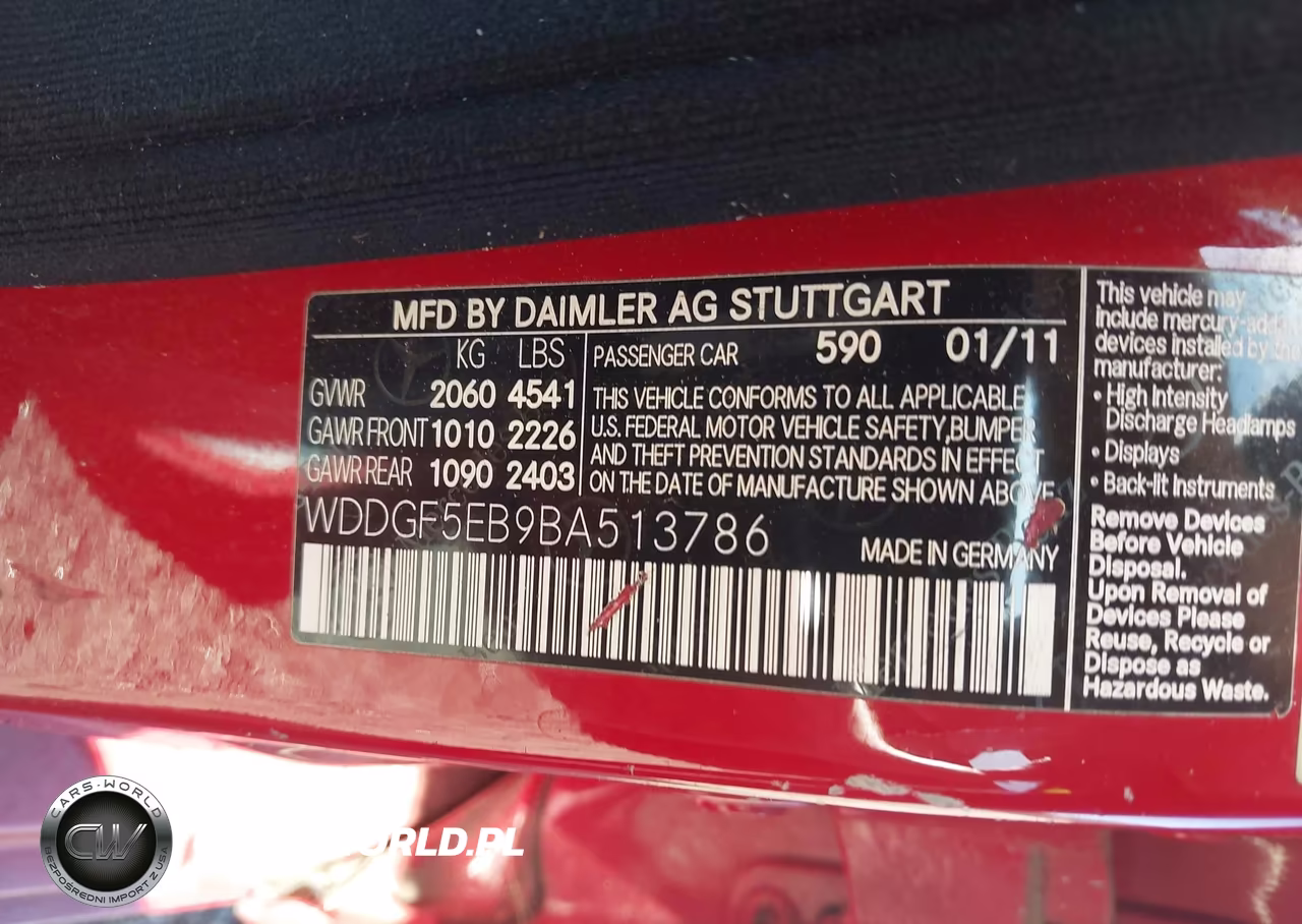 2011 Mercedes-Benz C 300 Luxury-Sport VIN:WDDGF5EB9BA513786 - 9
