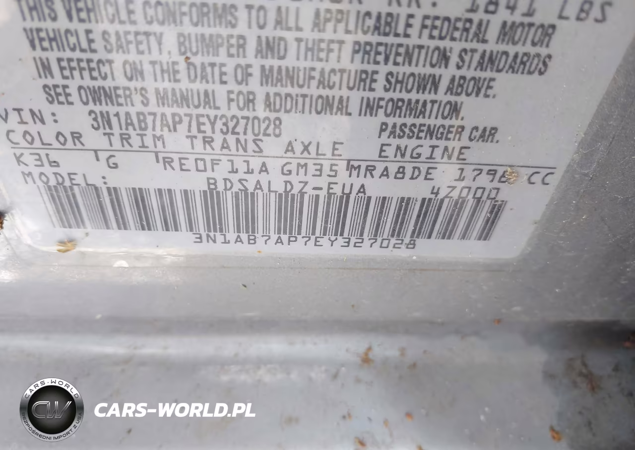 2014 Nissan Sentra Sv VIN:3N1AB7AP7EY327028 - 9