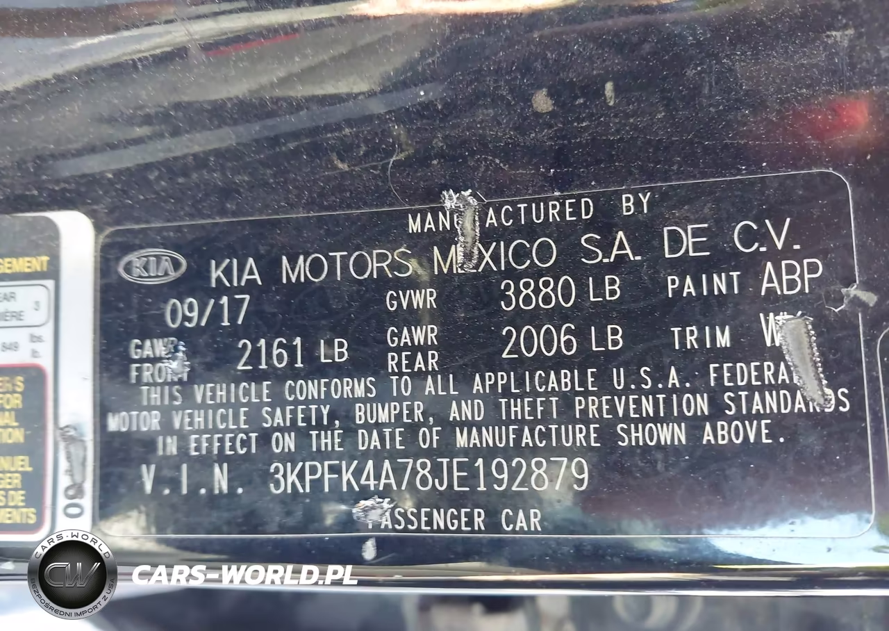 2018 Kia Forte Lx VIN:3KPFK4A78JE192879 - 9