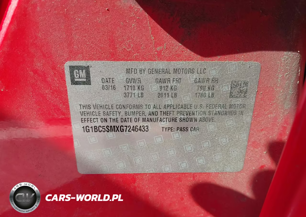 2016 Chevrolet Cruze Ls Auto VIN:1G1BC5SMXG7246433 - 9