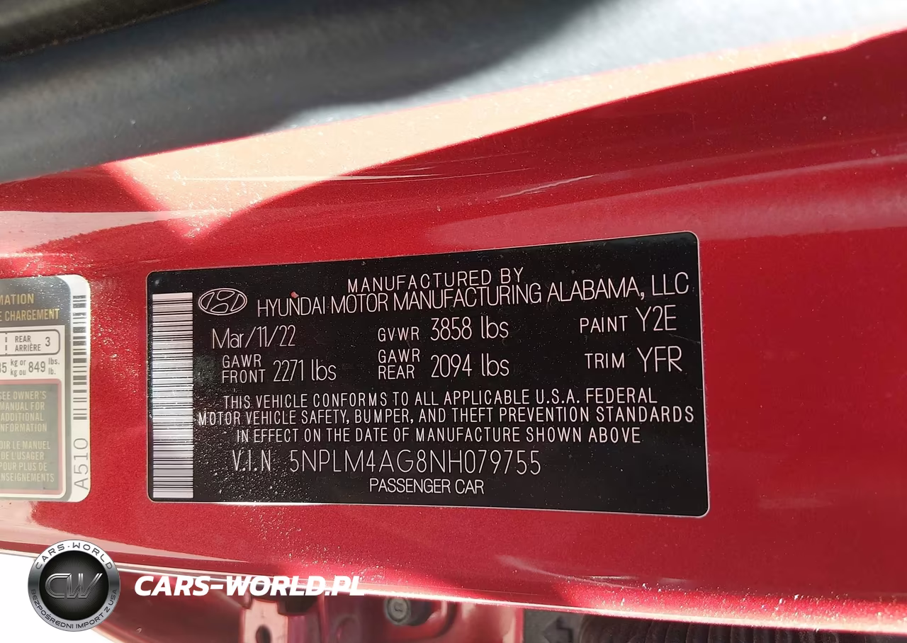 2022 Hyundai Elantra Sel VIN:5NPLM4AG8NH079755 - 9