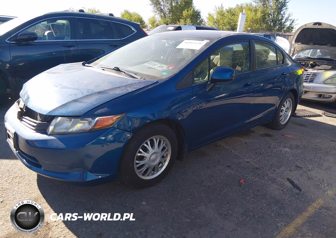 2012 Honda Civic Lx VIN:19XFB2F58CE056962 - 2