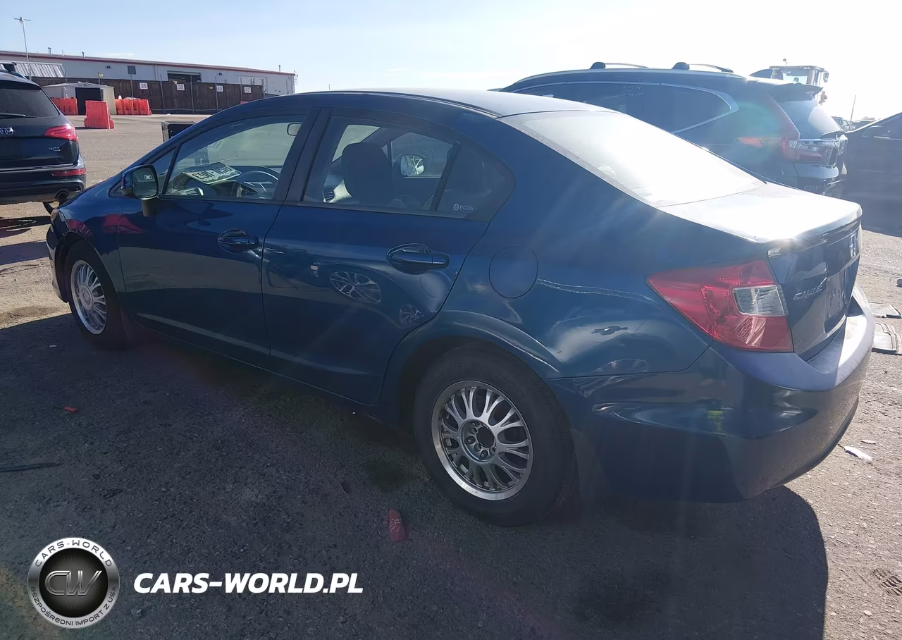 2012 Honda Civic Lx VIN:19XFB2F58CE056962 - 3