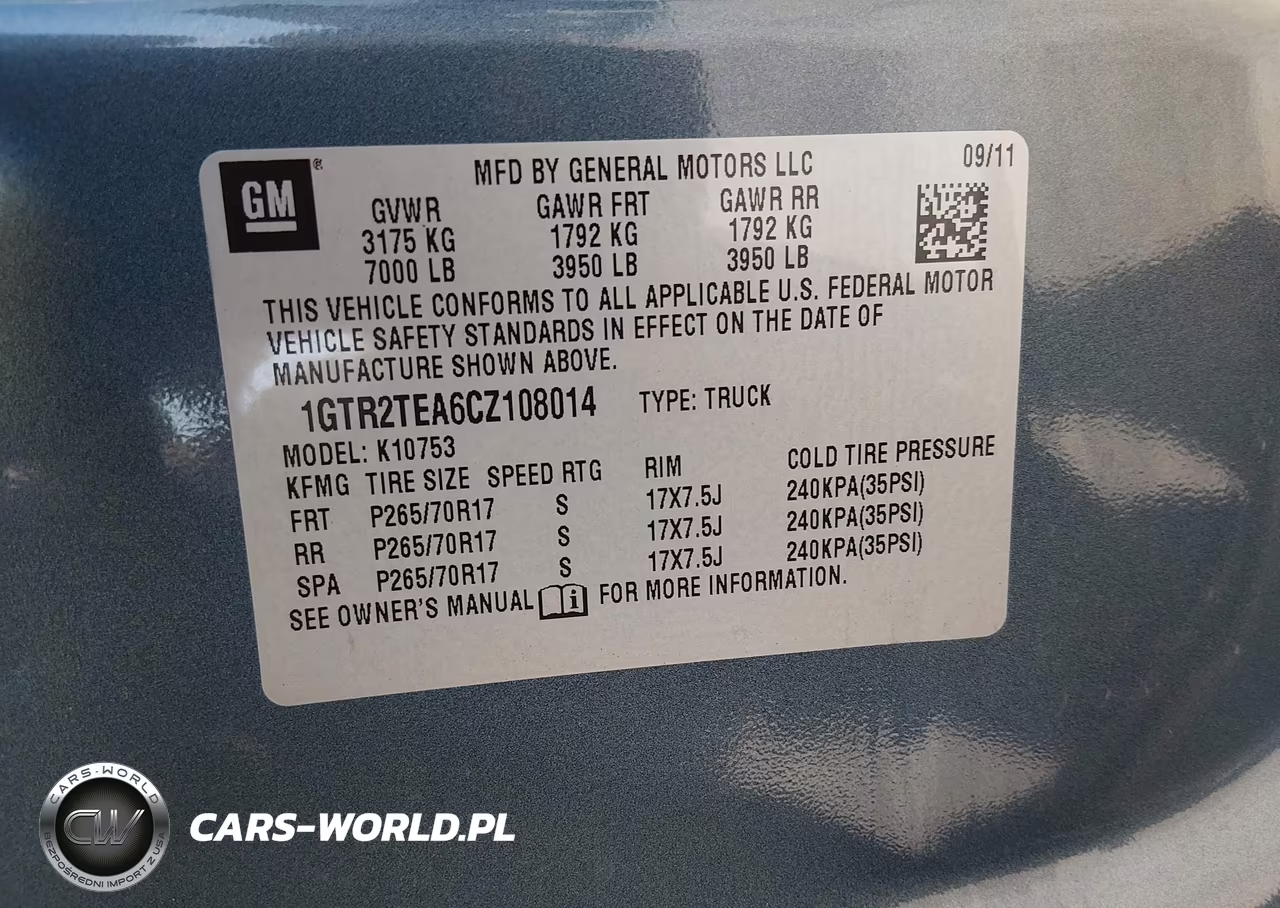 2012 GMC Sierra 1500 Work Truck VIN:1GTR2TEA6CZ108014 - 9