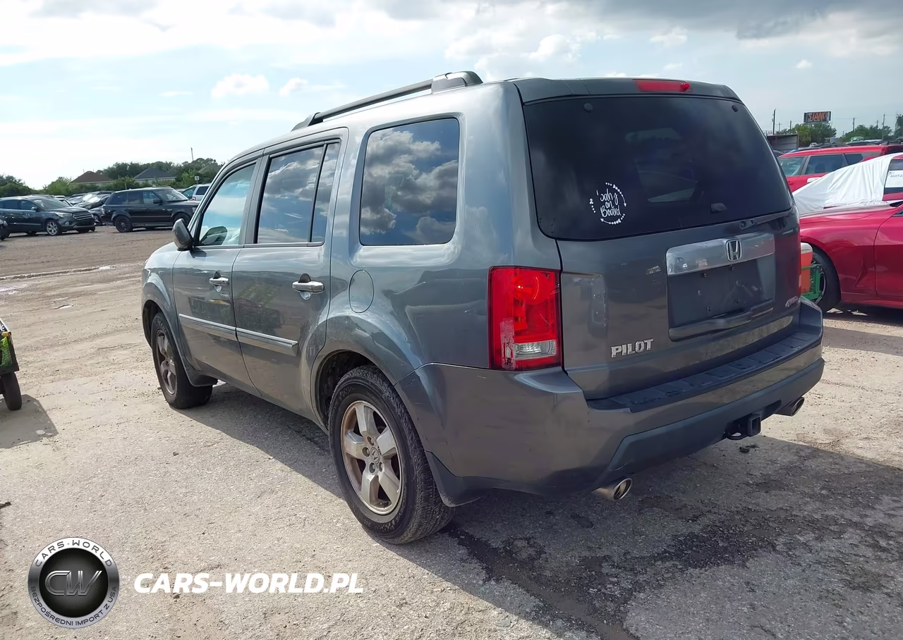 2011 Honda Pilot Ex-L VIN:5FNYF4H52BB055451 - 3