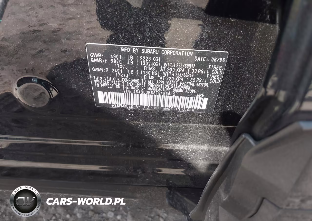 2026 Subaru Forester Premium VIN:4S4SLDB68T3125612 - 9