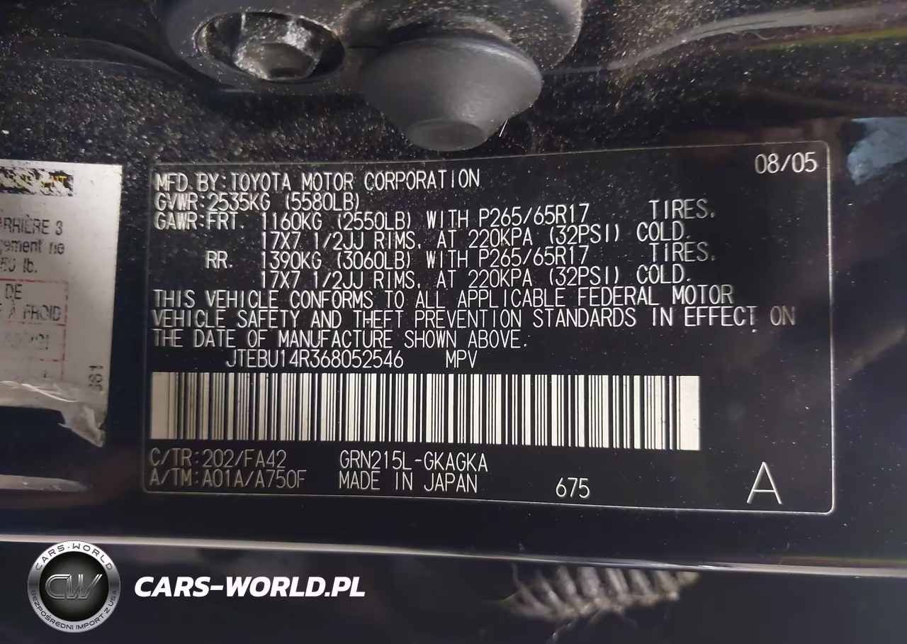 2006 Toyota 4Runner Sr5 V6 VIN:JTEBU14R368052546 - 9