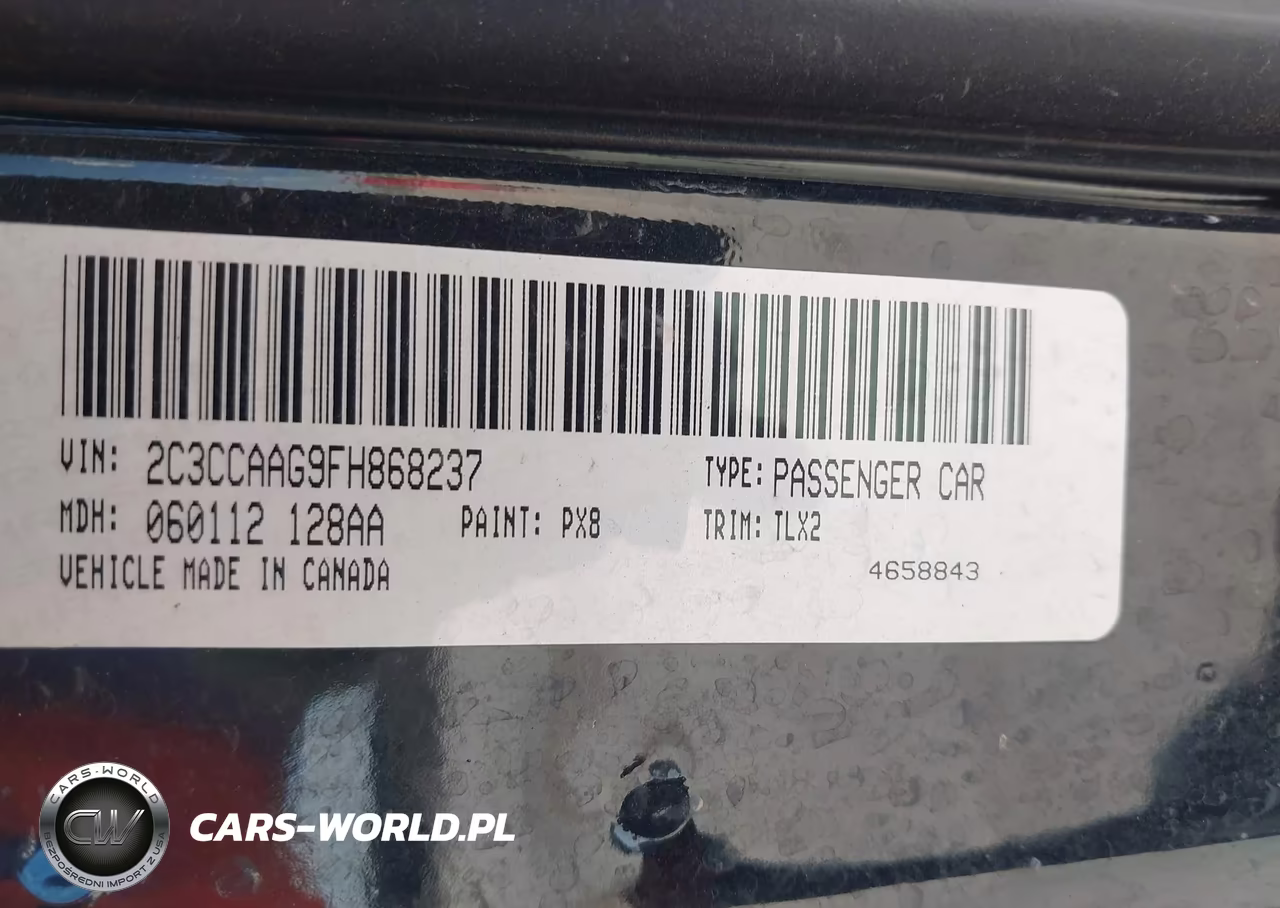 2015 Chrysler 300 Limited VIN:2C3CCAAG9FH868237 - 9