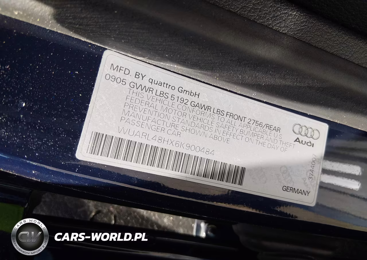 2006 Audi S4 VIN:WUARL48HX6K900484 - 9