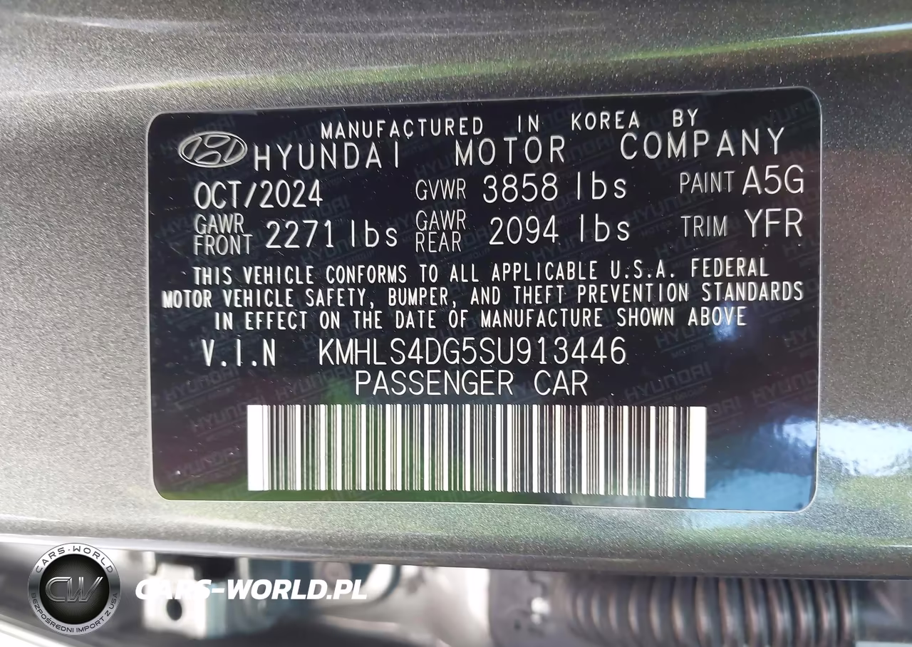 2025 Hyundai Elantra Sel Convenience VIN:KMHLS4DG5SU913446 - 9