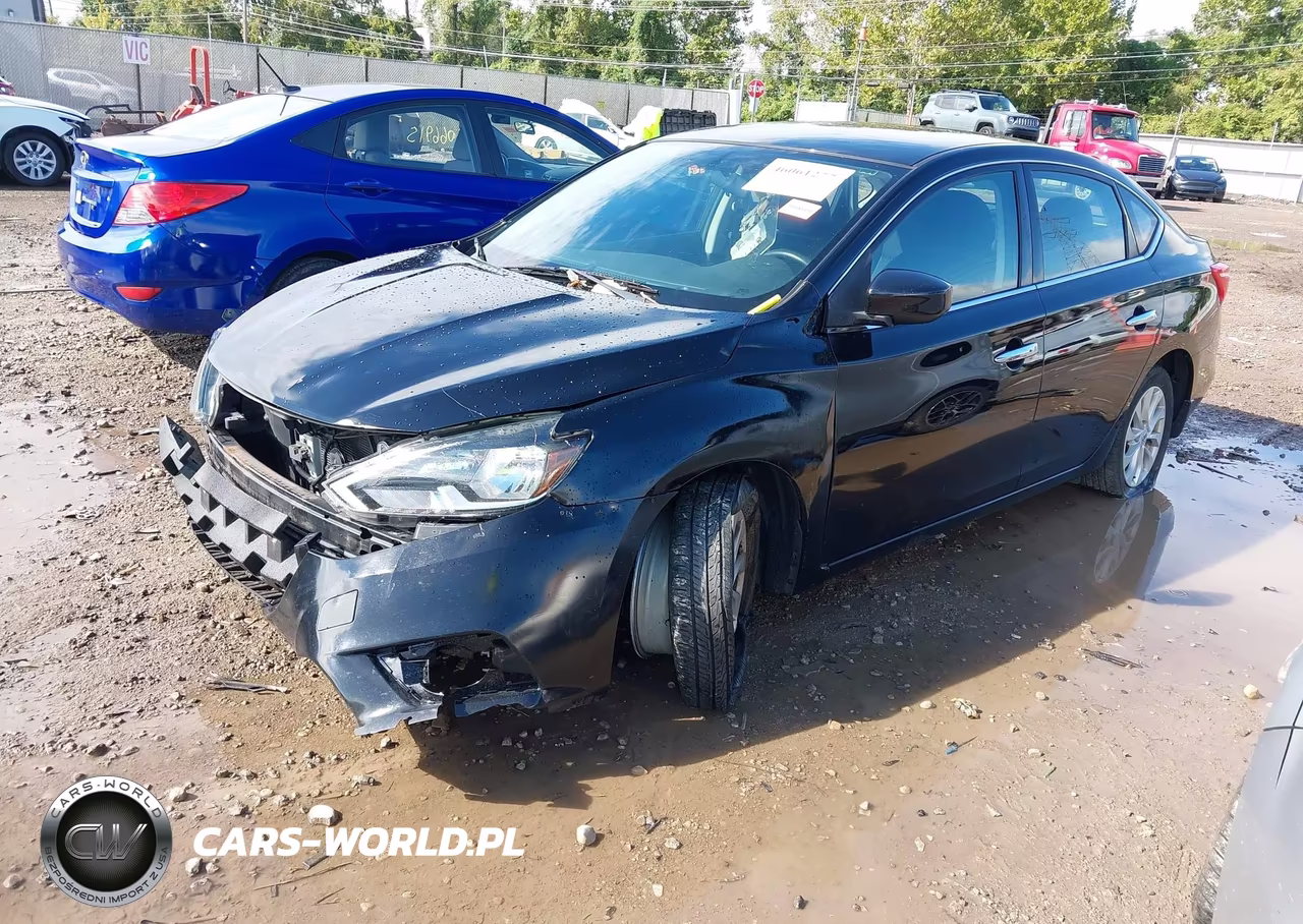 2019 Nissan Sentra Sv VIN:3N1AB7APXKL606370 - 2