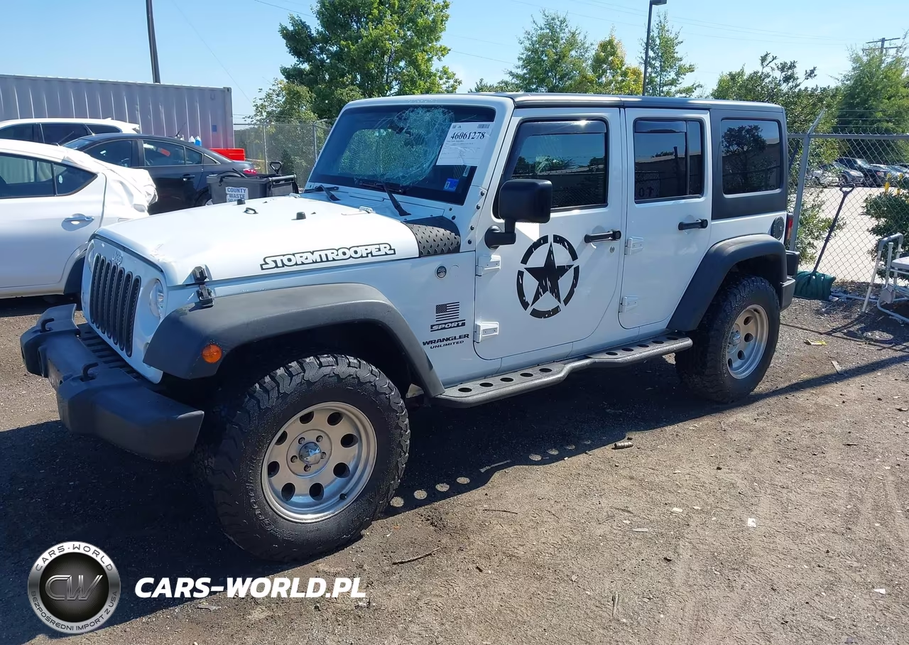 2017 Jeep Wrangler Unlimited Sport 4X4 VIN:1C4BJWDG7HL741952 - 2