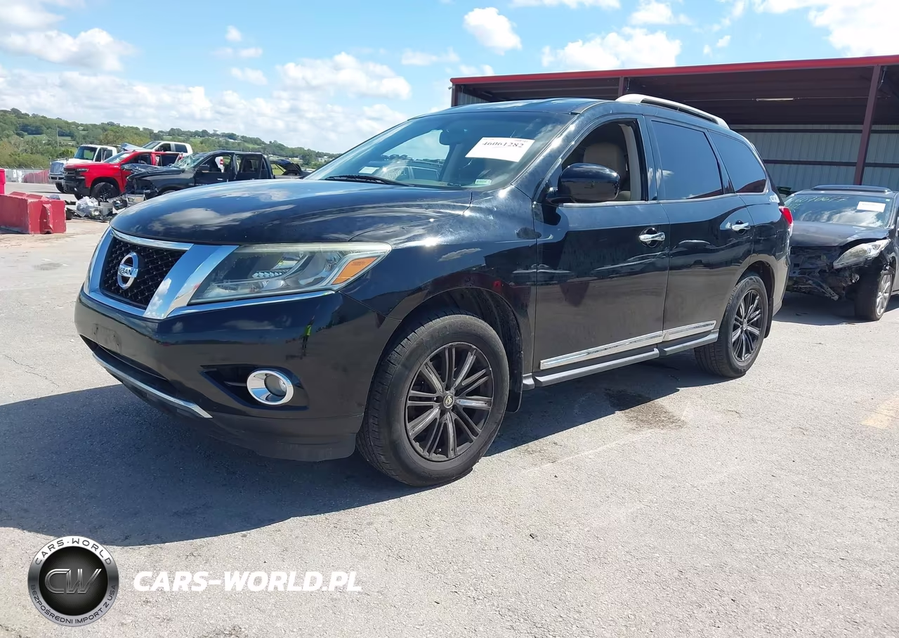2014 Nissan Pathfinder Sl VIN:5N1AR2MM4EC613923 - 2