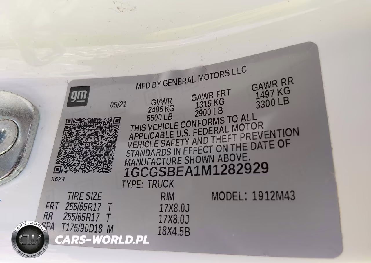 2021 Chevrolet Colorado 2Wd Short Box Wt VIN:1GCGSBEA1M1282929 - 9