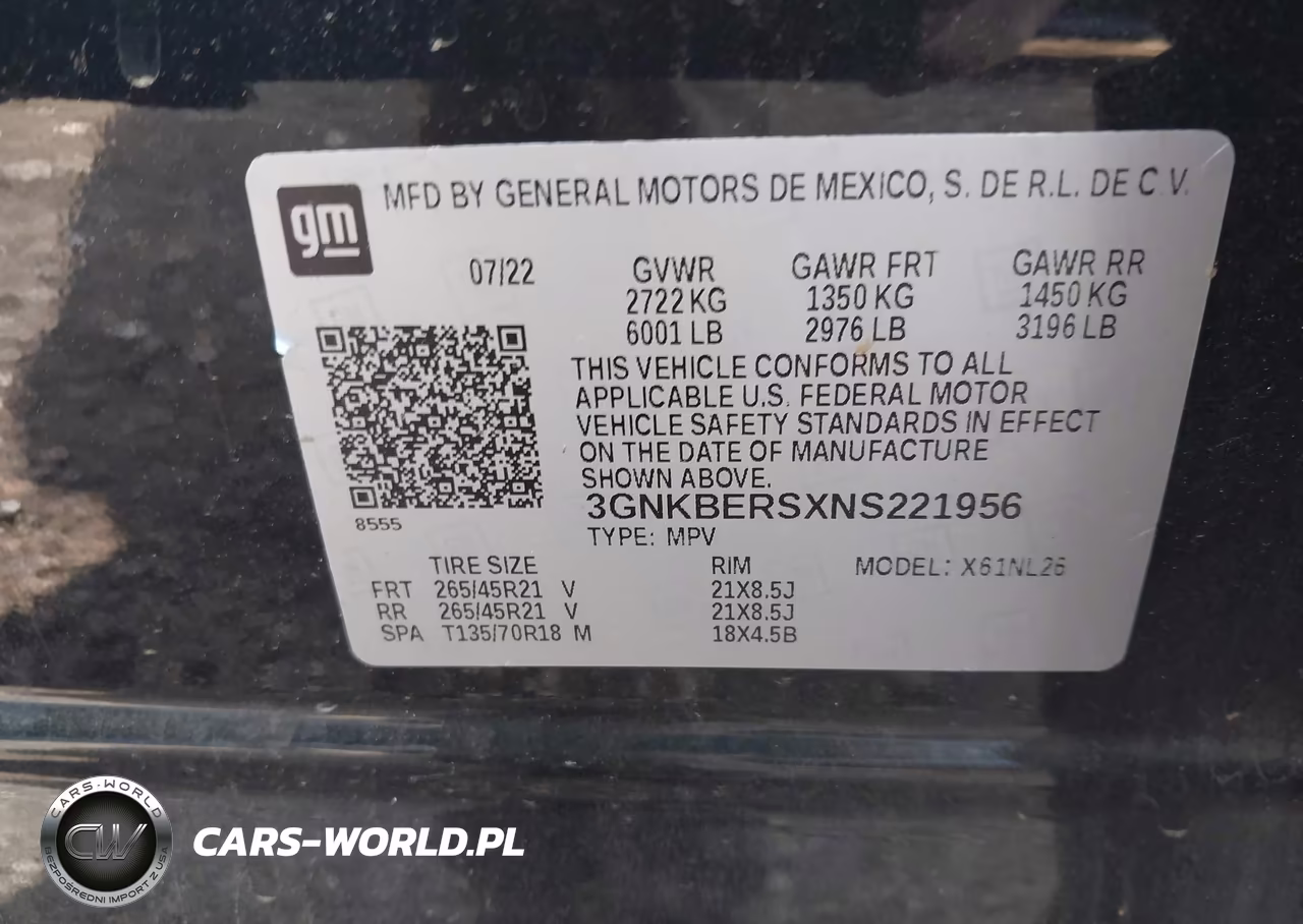 2022 Chevrolet Blazer Fwd Rs VIN:3GNKBERSXNS221956 - 9