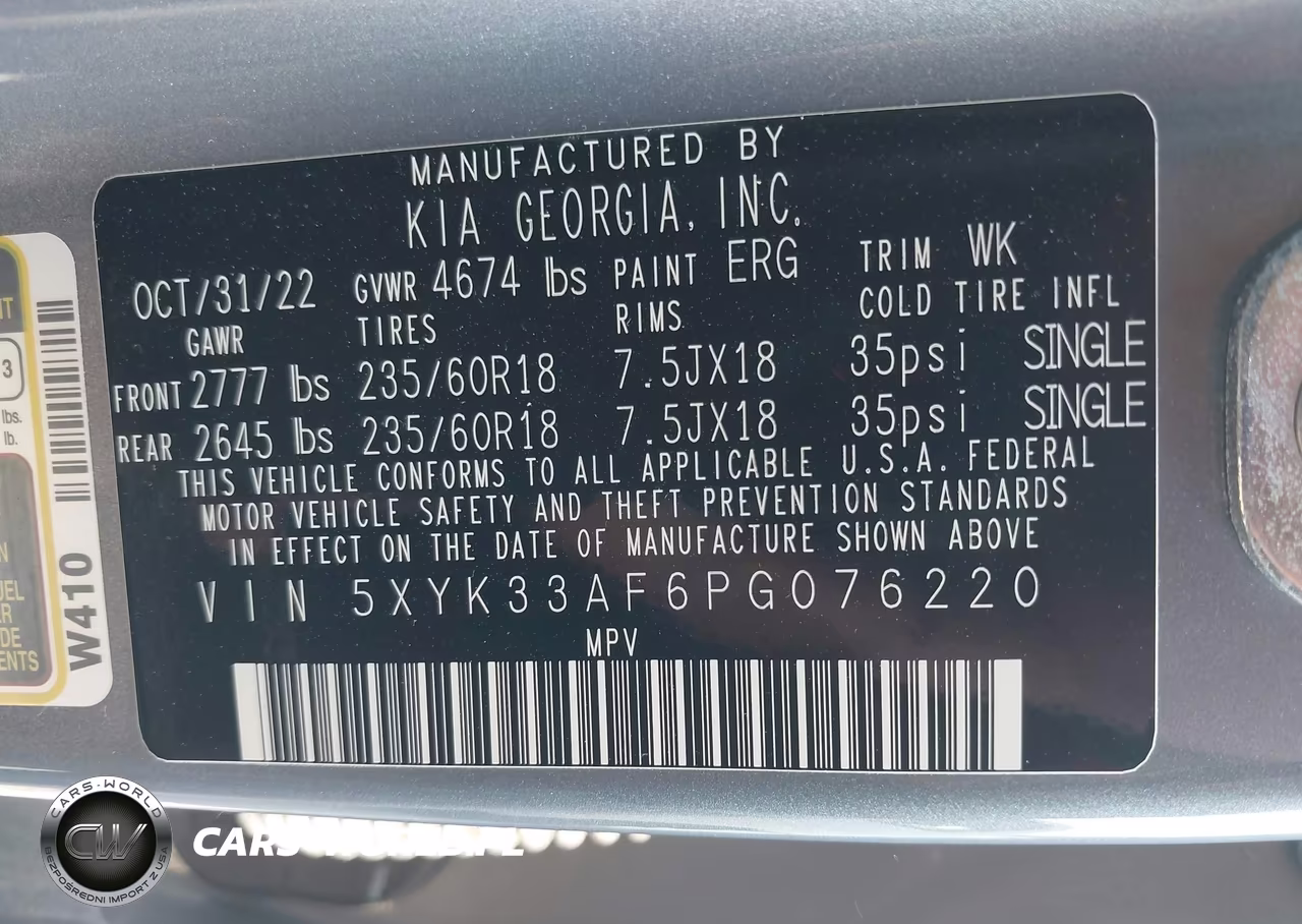 2023 Kia Sportage Ex VIN:5XYK33AF6PG076220 - 9