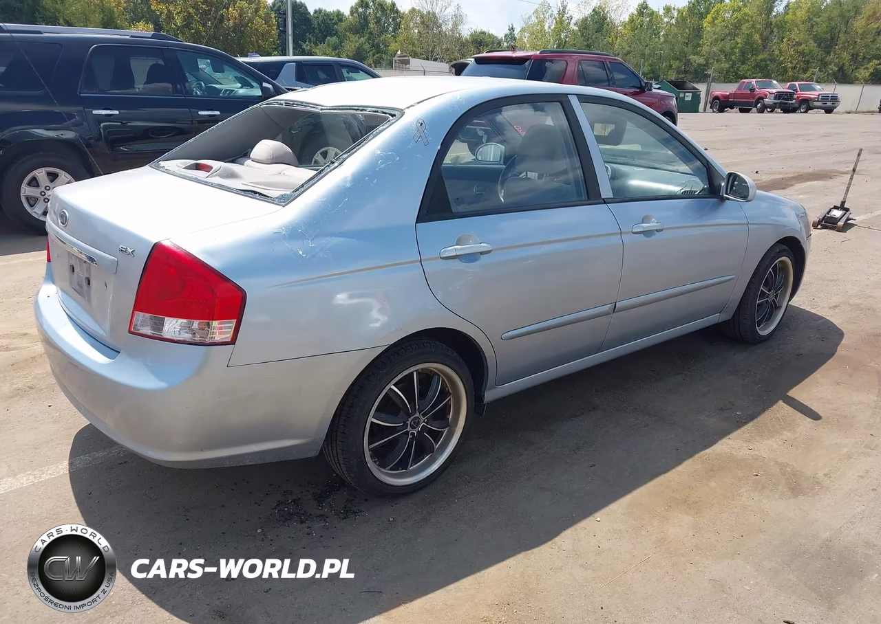 2008 Kia Spectra Ex VIN:KNAFE121385564633 - 4