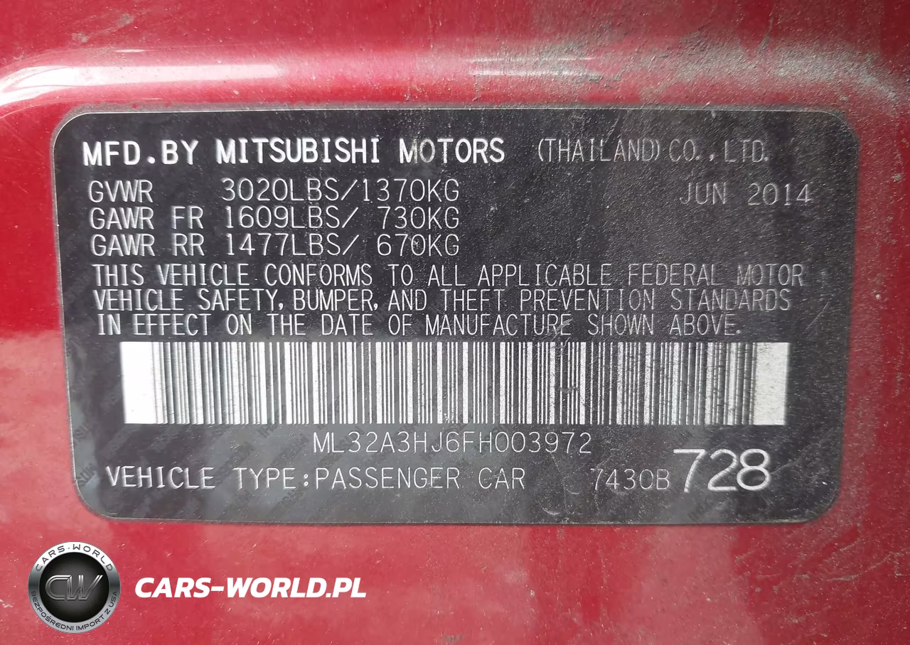 2015 Mitsubishi Mirage De VIN:ML32A3HJ6FH003972 - 9