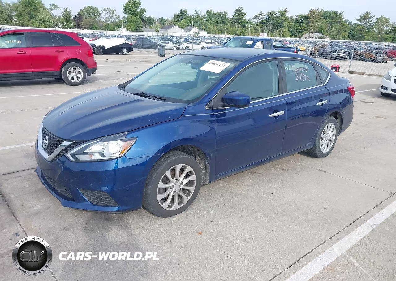 2019 Nissan Sentra Sv VIN:3N1AB7APXKY301308 - 2