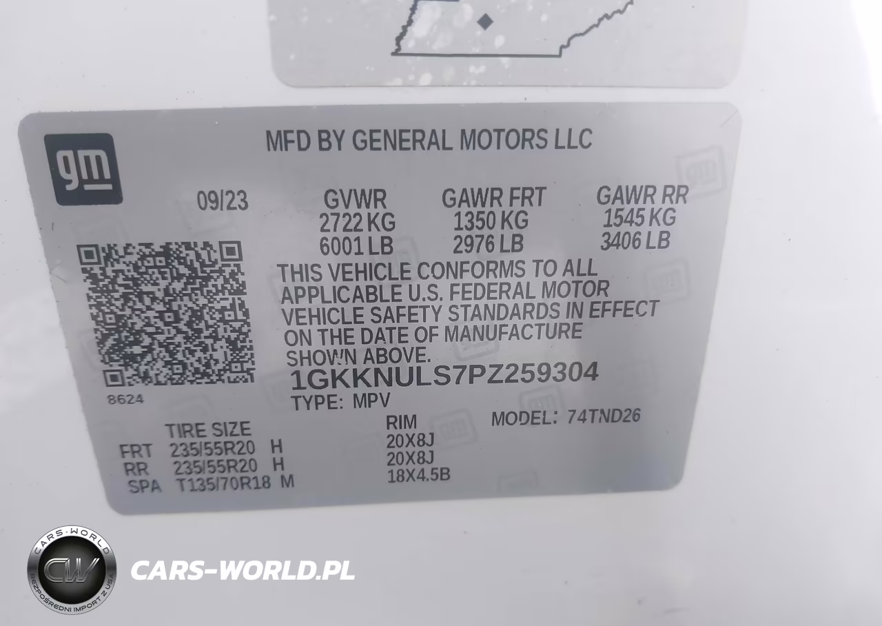 2023 GMC Acadia Awd Slt VIN:1GKKNULS7PZ259304 - 9