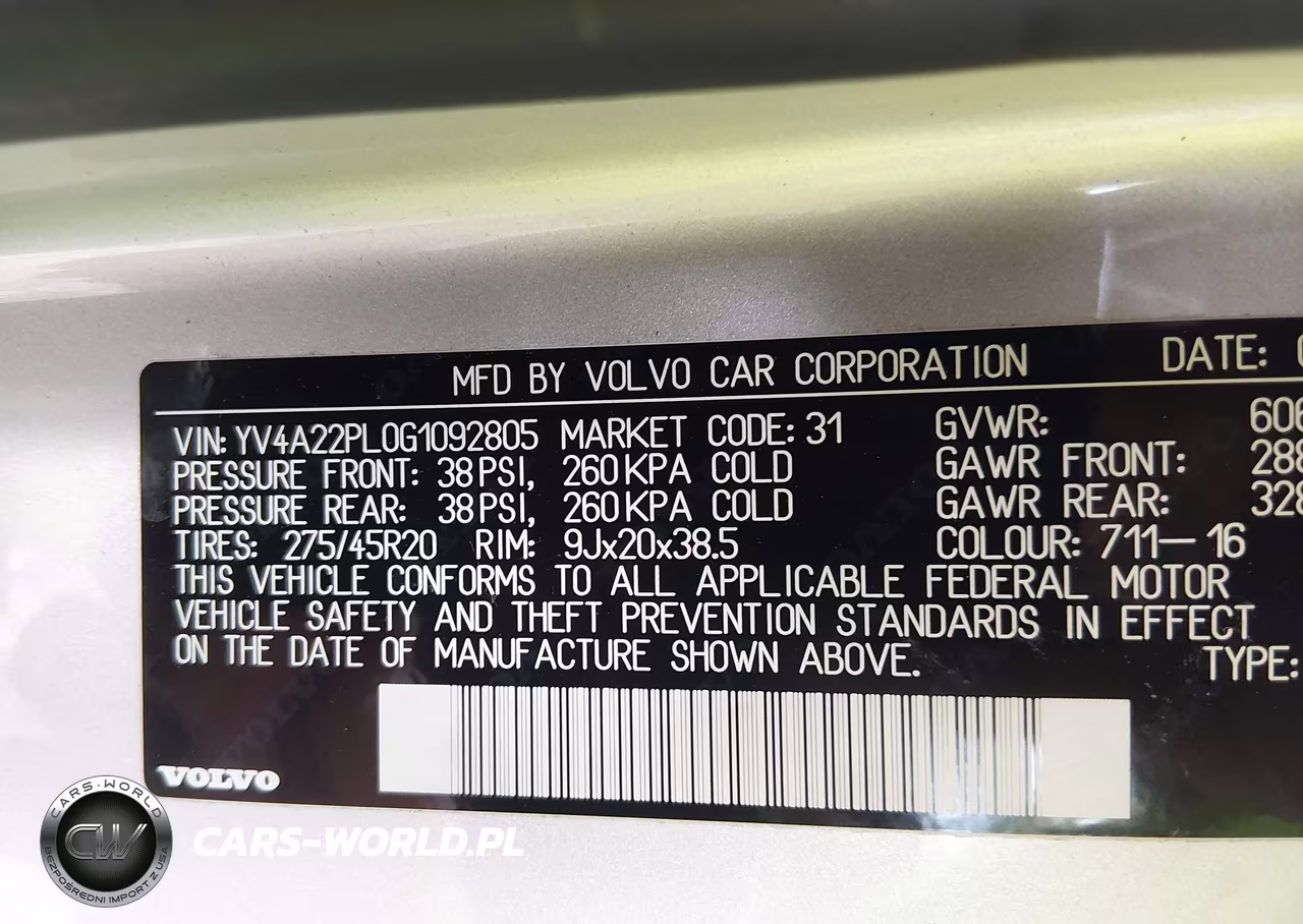 2016 Volvo Xc90 T6 Inscription VIN:YV4A22PL0G1092805 - 9