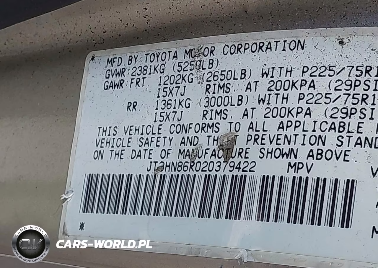 2002 Toyota 4Runner Sr5 V6 VIN:JT3HN86R020379422 - 9