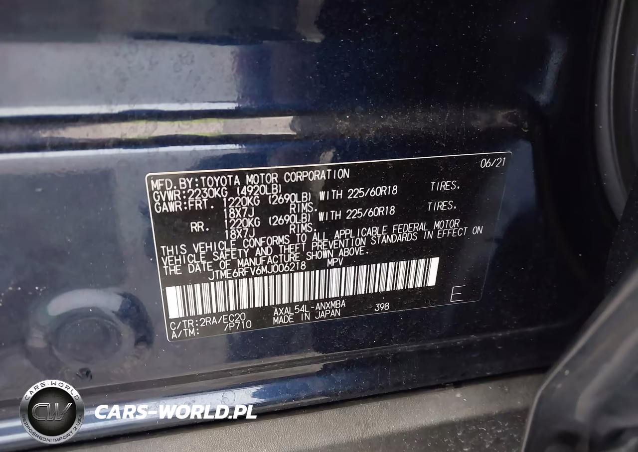 2021 Toyota Rav4 Hybrid Xse VIN:JTME6RFV6MJ006218 - 9