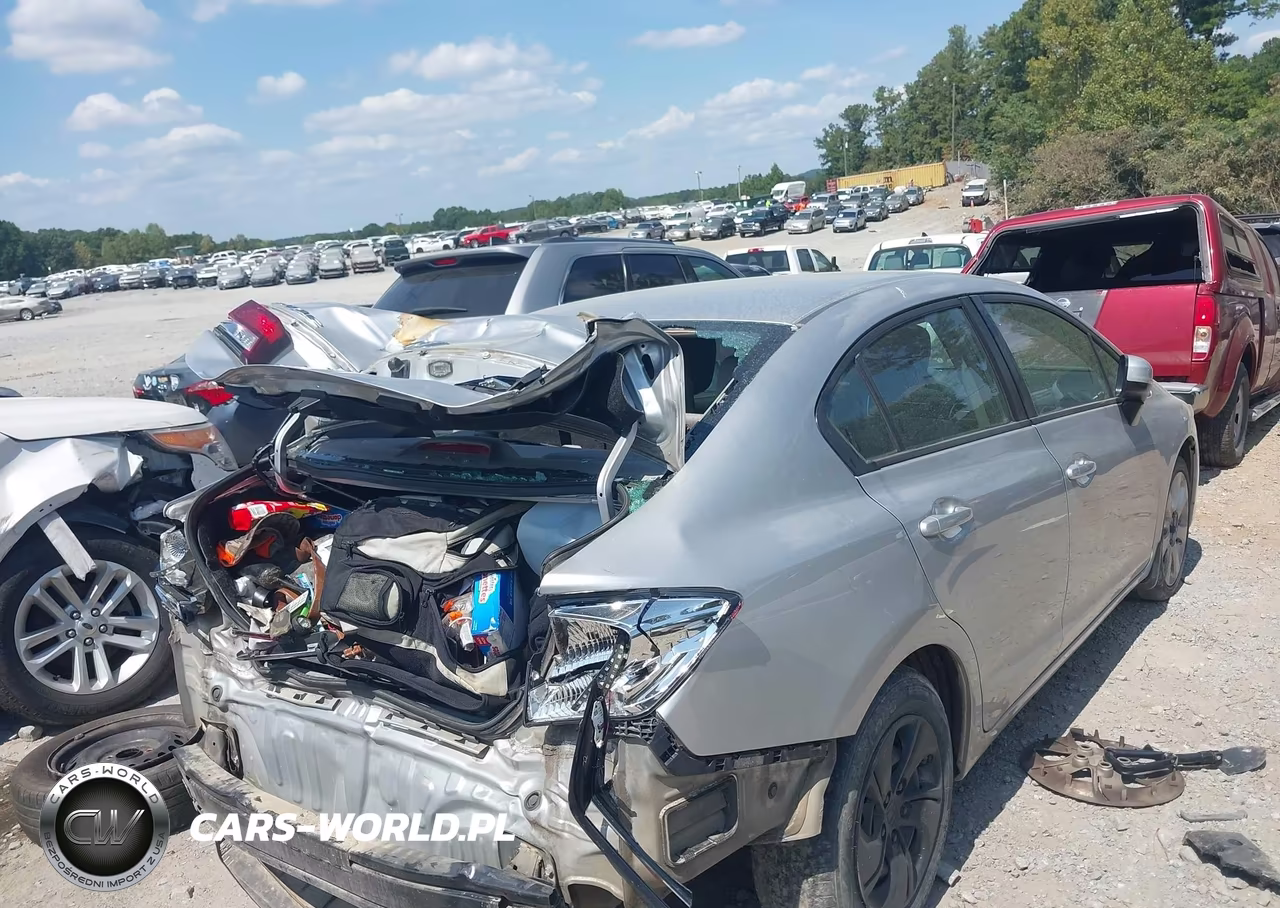 2015 Honda Civic Lx VIN:19XFB2F59FE117076 - 4