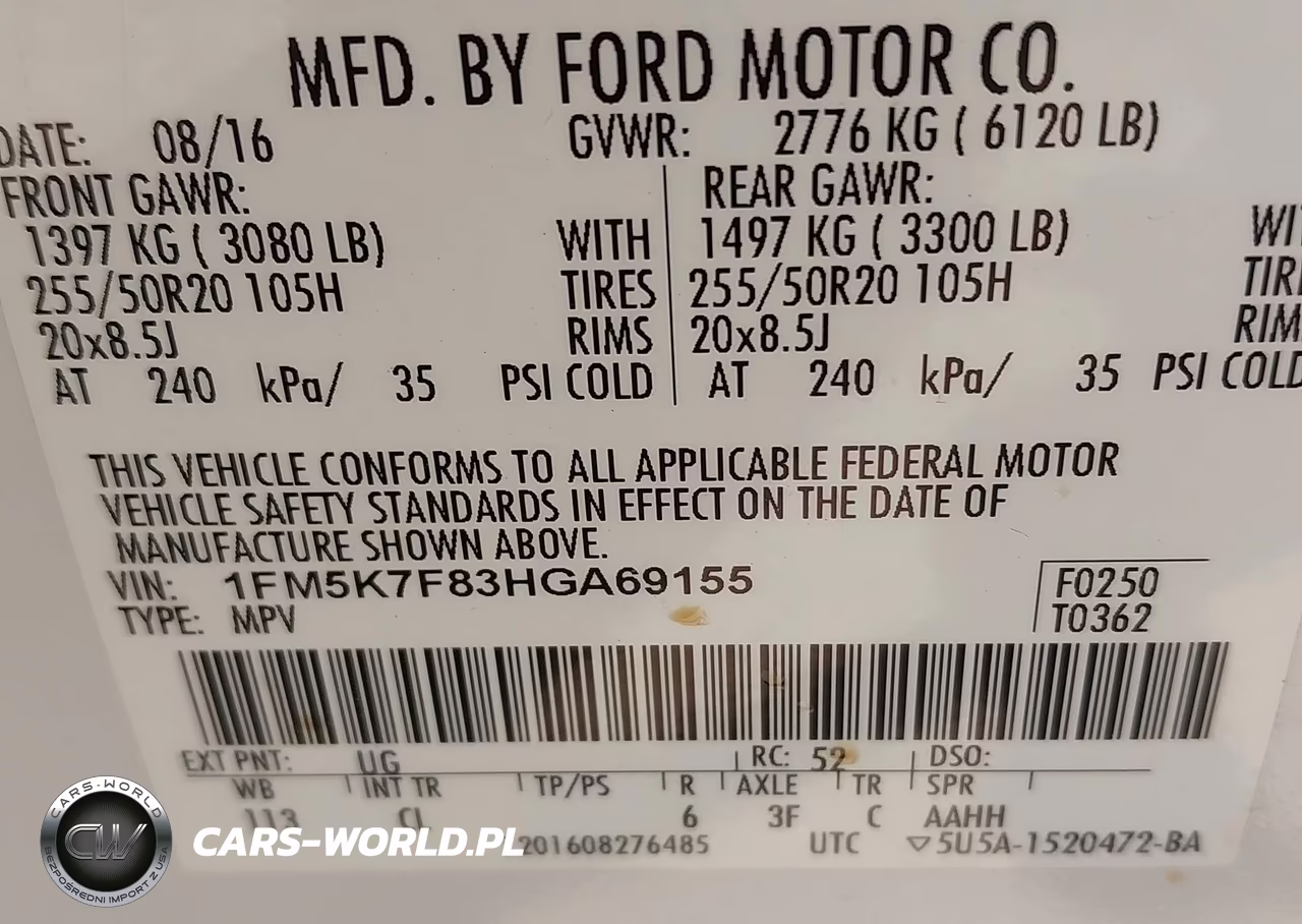 2017 Ford Explorer Limited VIN:1FM5K7F83HGA69155 - 9
