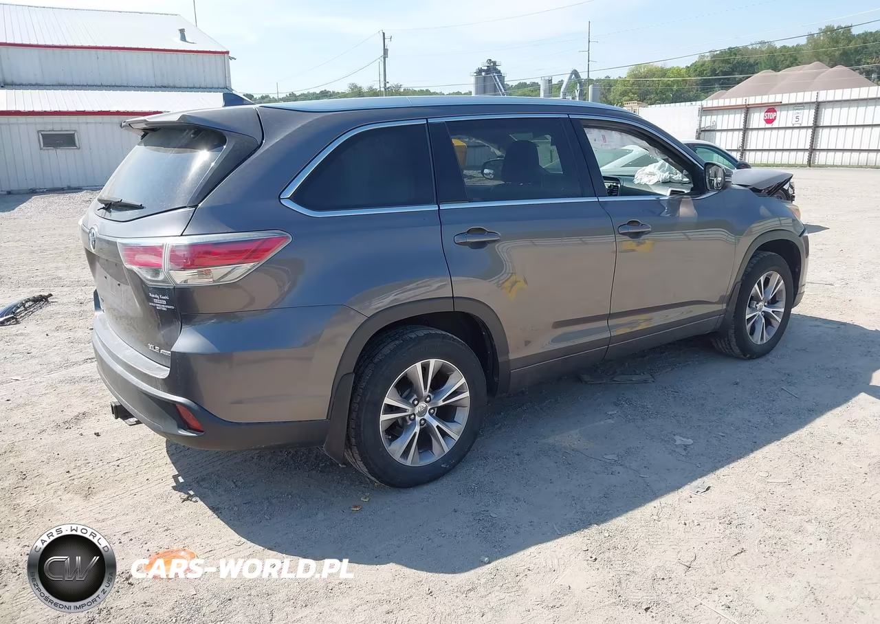 2015 Toyota Highlander Xle V6 VIN:5TDJKRFH2FS169863 - 4
