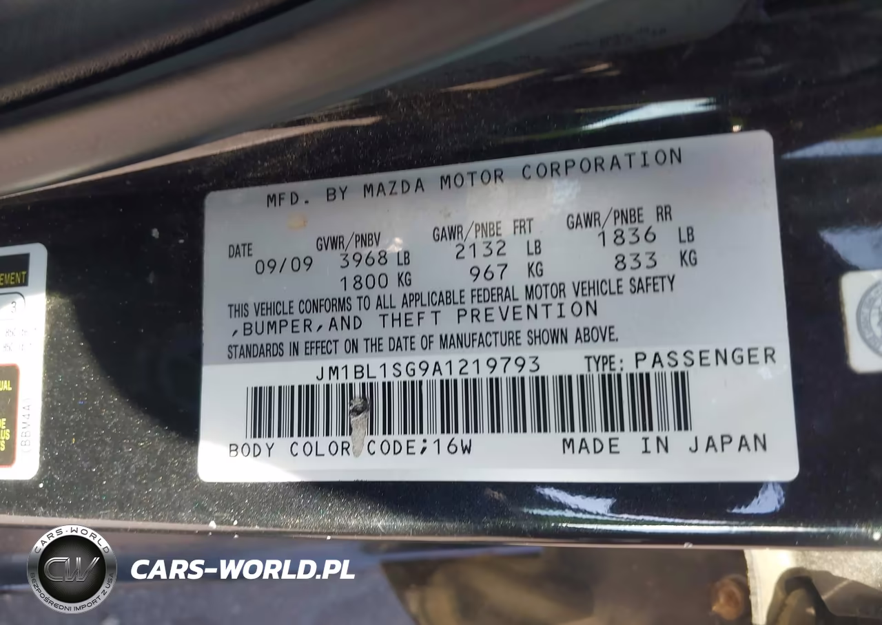 2010 Mazda Mazda3 I Touring VIN:JM1BL1SG9A1219793 - 9