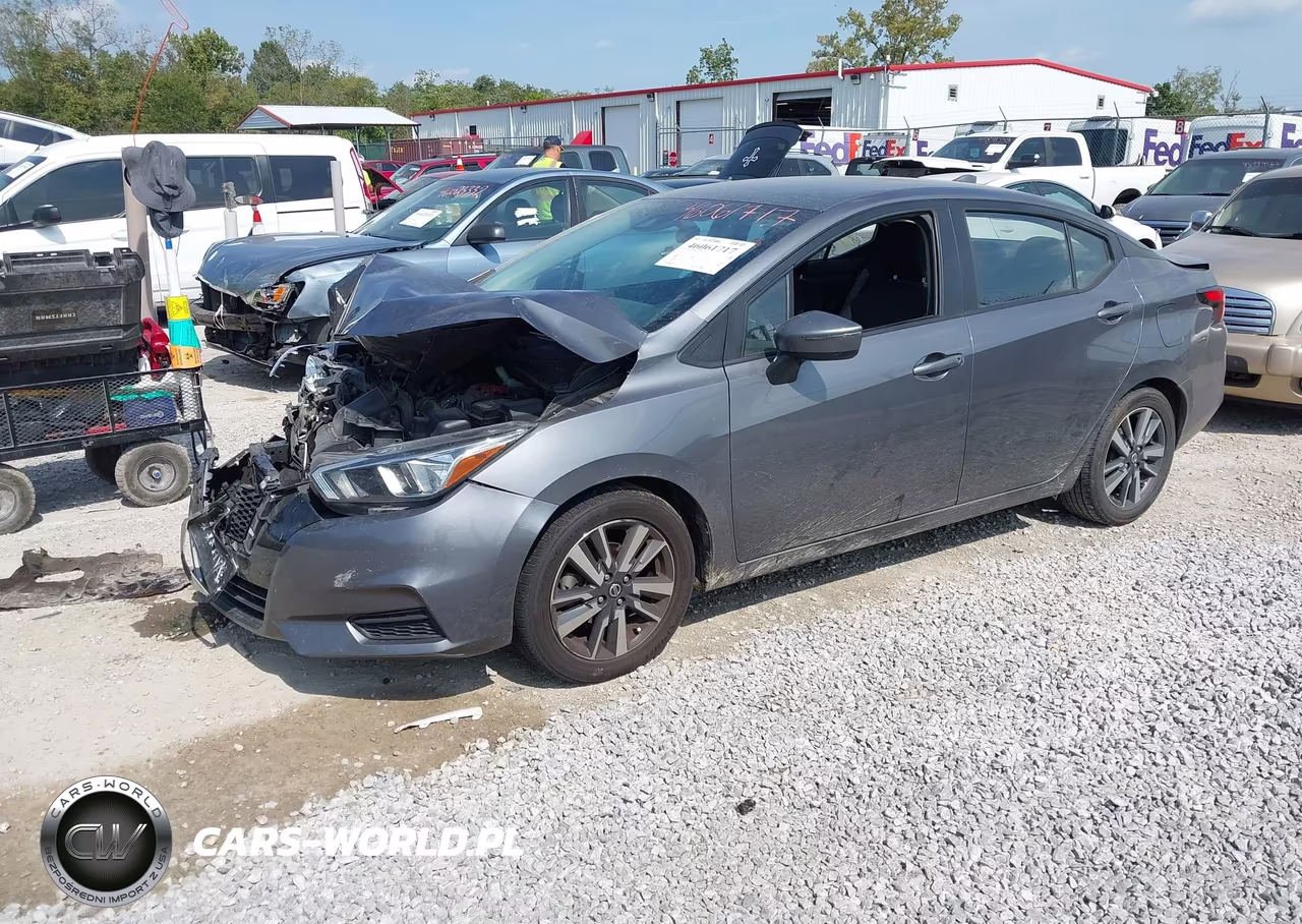 2021 Nissan Versa Sv Xtronic Cvt VIN:3N1CN8EV7ML826096 - 2
