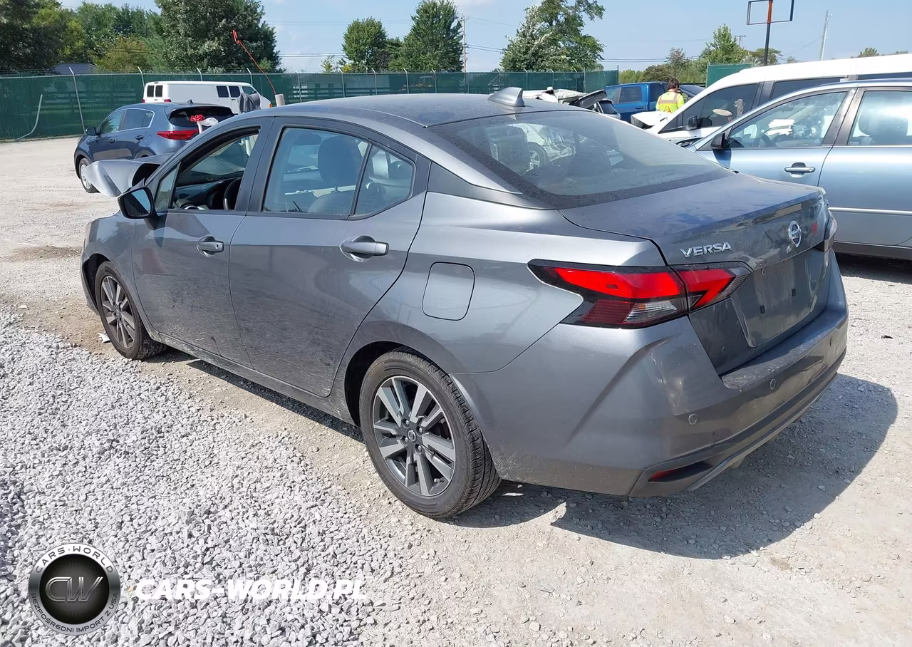 2021 Nissan Versa Sv Xtronic Cvt VIN:3N1CN8EV7ML826096 - 3