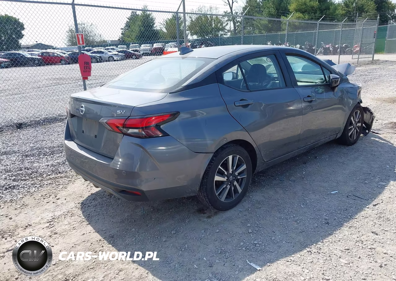 2021 Nissan Versa Sv Xtronic Cvt VIN:3N1CN8EV7ML826096 - 4