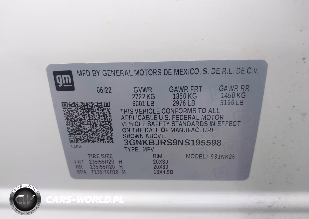 2022 Chevrolet Blazer Awd 3Lt VIN:3GNKBJRS9NS195598 - 9