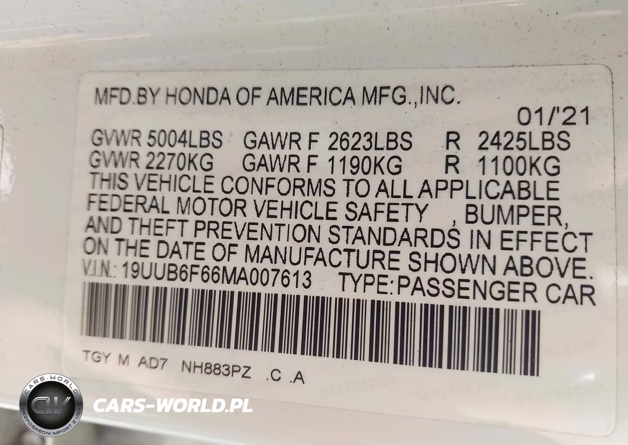 2021 Acura Tlx Advance Package VIN:19UUB6F66MA007613 - 9