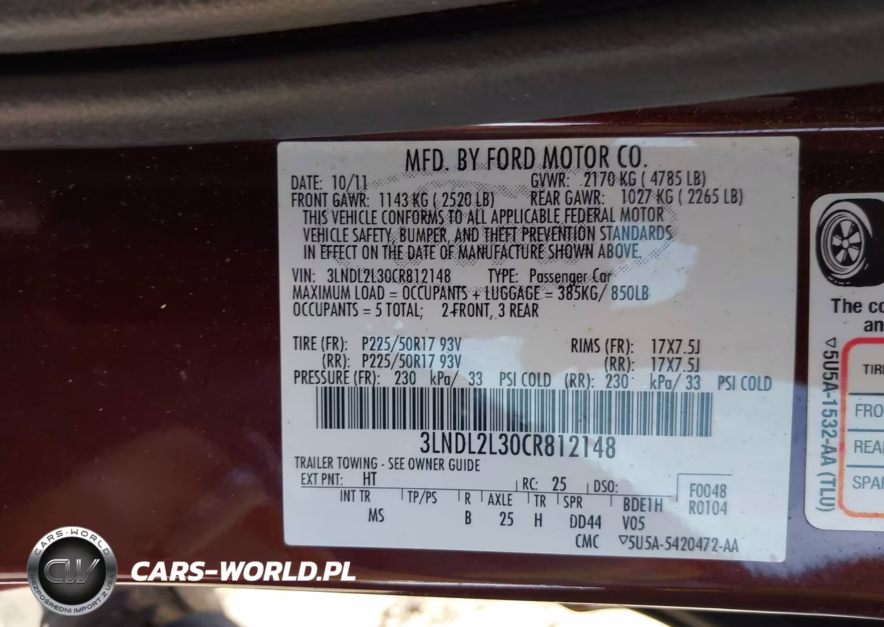 2012 Lincoln Mkz Hybrid VIN:3LNDL2L30CR812148 - 9