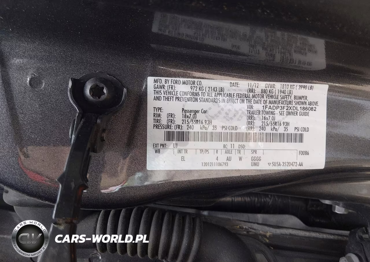 2013 Ford Focus Se VIN:1FADP3F2XDL186082 - 9