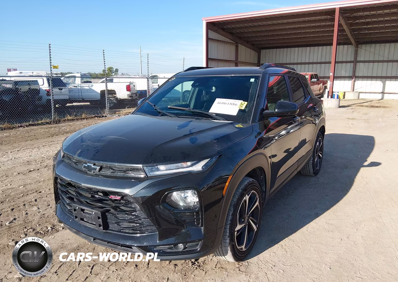 2022 Chevrolet Trailblazer Rs VIN:KL79MUSL0NB016492 - 2